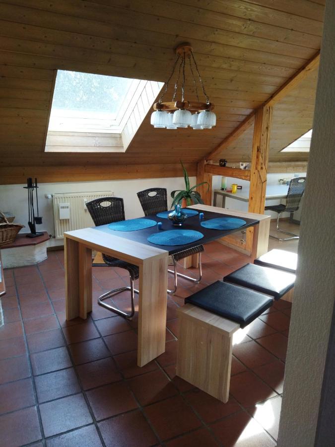 Aussergewoehnliche Atelierferienwohnung Mit Balkon An Der Donau Winzer Bagian luar foto